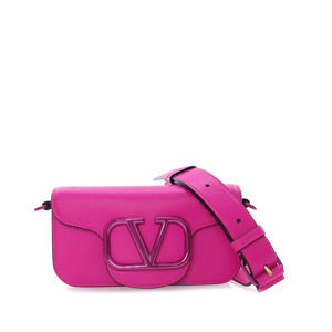 Pre-Loved Valentino Small Calfskin VLogo Loco Satchel